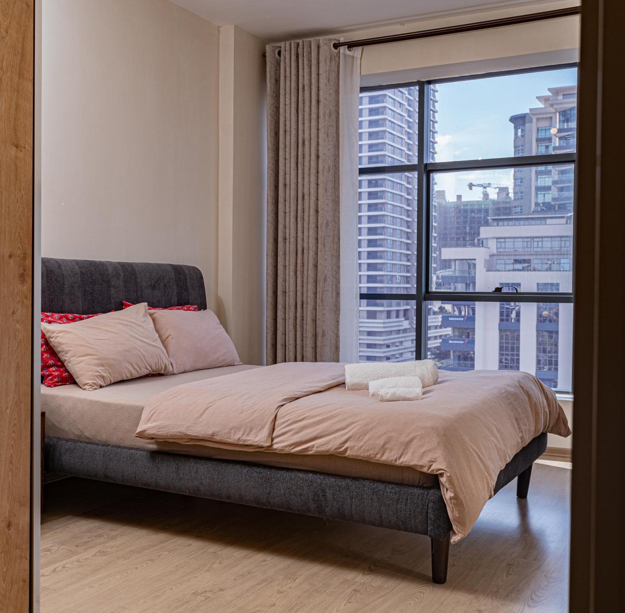 Elite One Bedroom Apartment,Swimming Pool, Gym, Workspace ,Wonderiss Homes Close Proximity To Gtc, Jw Mariott And Kempinski نيروبي المظهر الخارجي الصورة